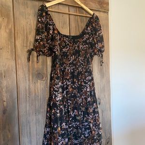 Blu Pepper Black Flutter Mini Dress XL